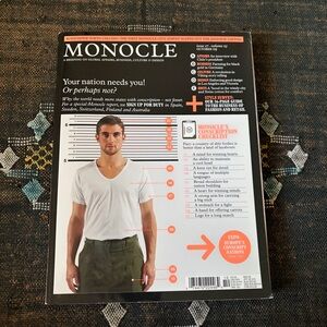 Monocle Issue 27, October 2009 Your nation needs you! Or perhaps not?